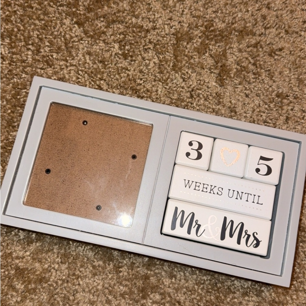 Mr & Mrs Countdown Block Set